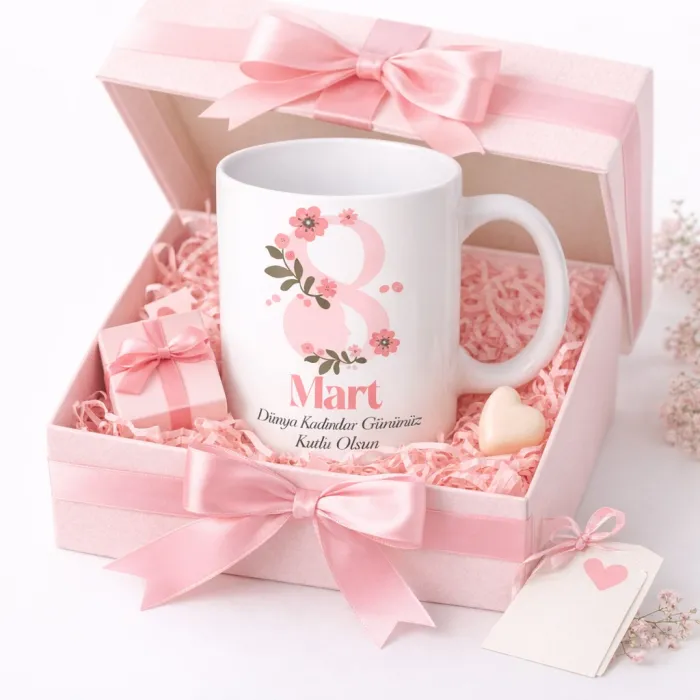Kadınlar Günü Anlamlı Hediye Kupası