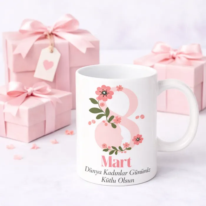 Kadınlar Günü Anlamlı Hediye Kupası