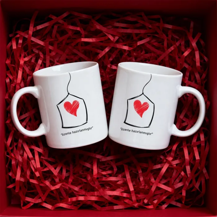 Özenle hazırlandı Çift Kupa Seti