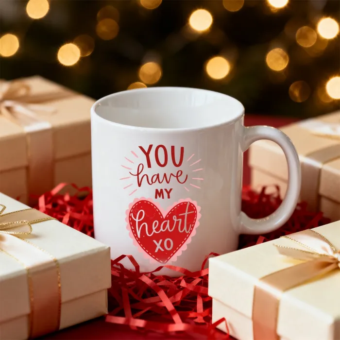 Sevgiliye Hediye ‘You Have My Heart’ Kupa