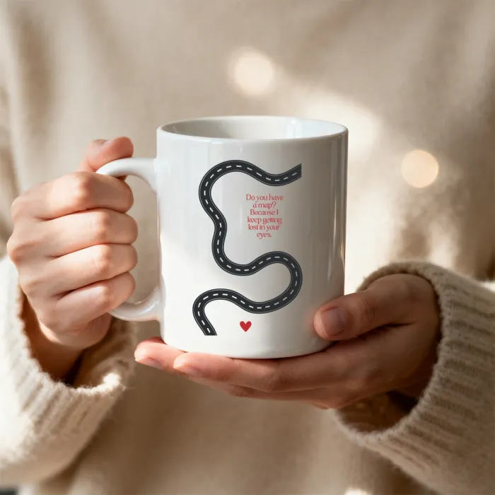 Gözlerinde Kayboldum Temalı Kupa Bardak