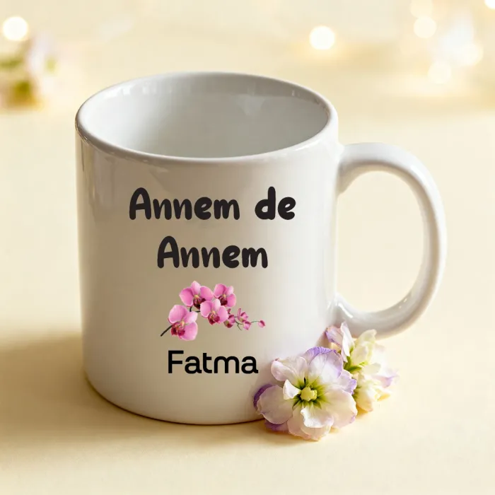 Annem De Annem Kişiye Özel İsimli Kupa Bardak