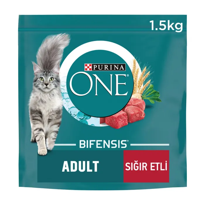 Purina One Yetişkin Sığır Etli Kedi Maması 1,5 Kg