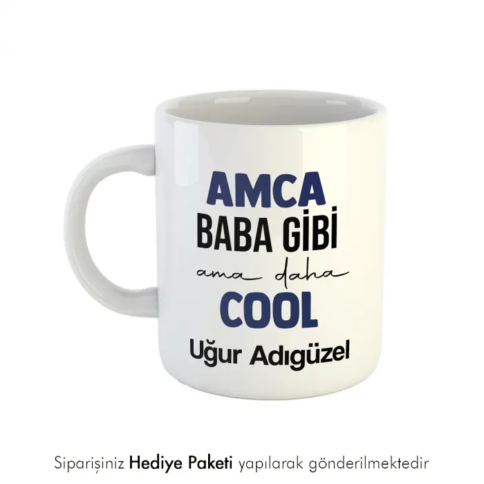 Amcaya Özel Espirili Kupa Bardak