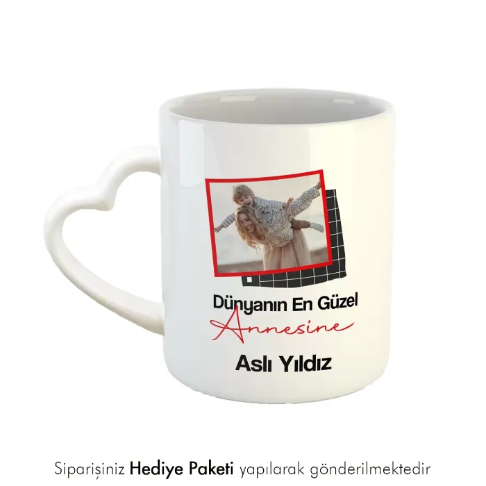 Anneler Gününe Hediye Fotoğraf Baskılı Kupa Bardak