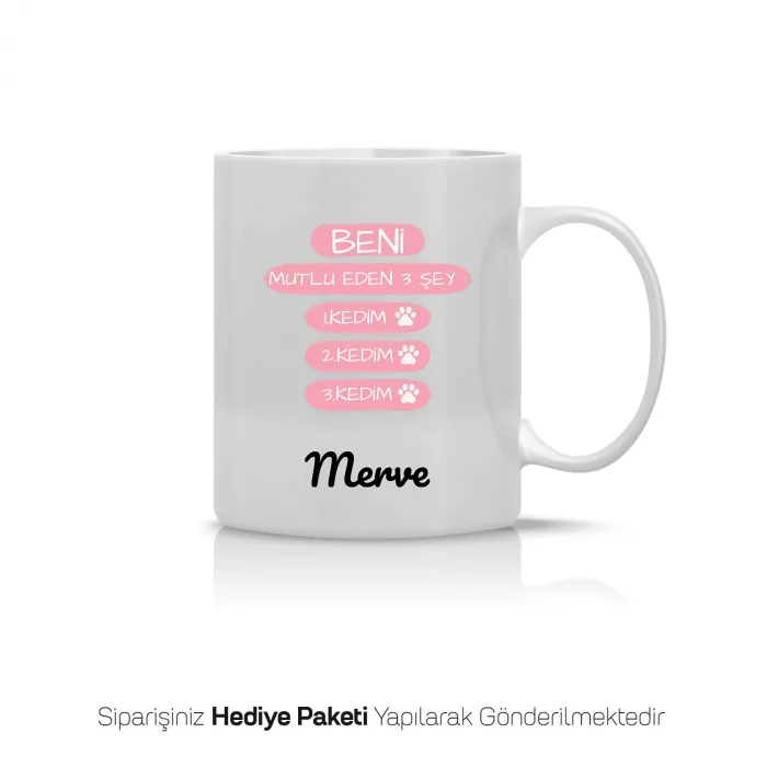 Kedim, Kedim, Kedim Temalı Kişiye Özel Kupa Bardak