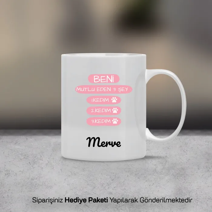 Kedim, Kedim, Kedim Temalı Kişiye Özel Kupa Bardak