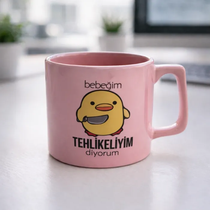 Bebeğim Tehlikeliyim Temalı Motto Kupa