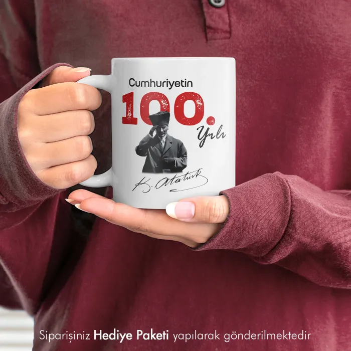 Cumhuriyetin 100. Yılına Özel Kupa Bardak