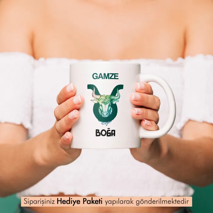Boğa Burcuna Hediye Kupa Bardak