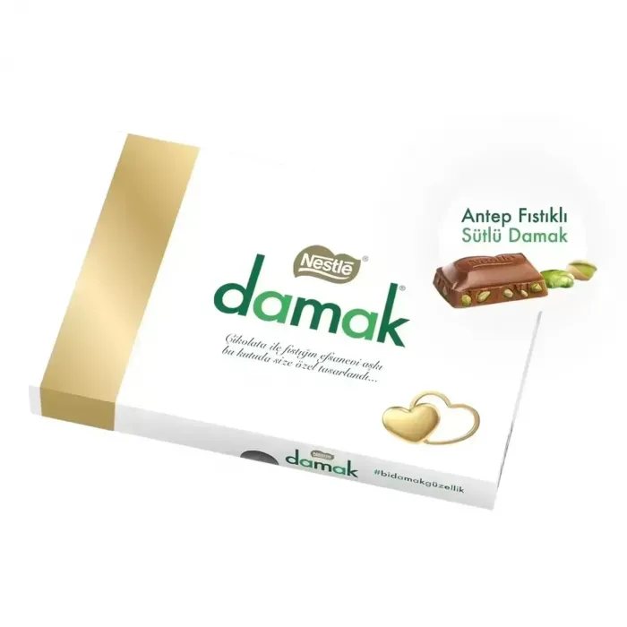 Bordo-Mavi Sevda Kişiye Özel Nestle Damak Çikolata Paketi