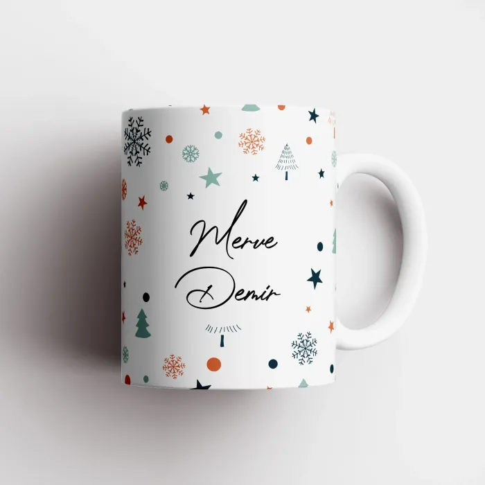 Yılbaşına Özel İsimli Kupa Bardak