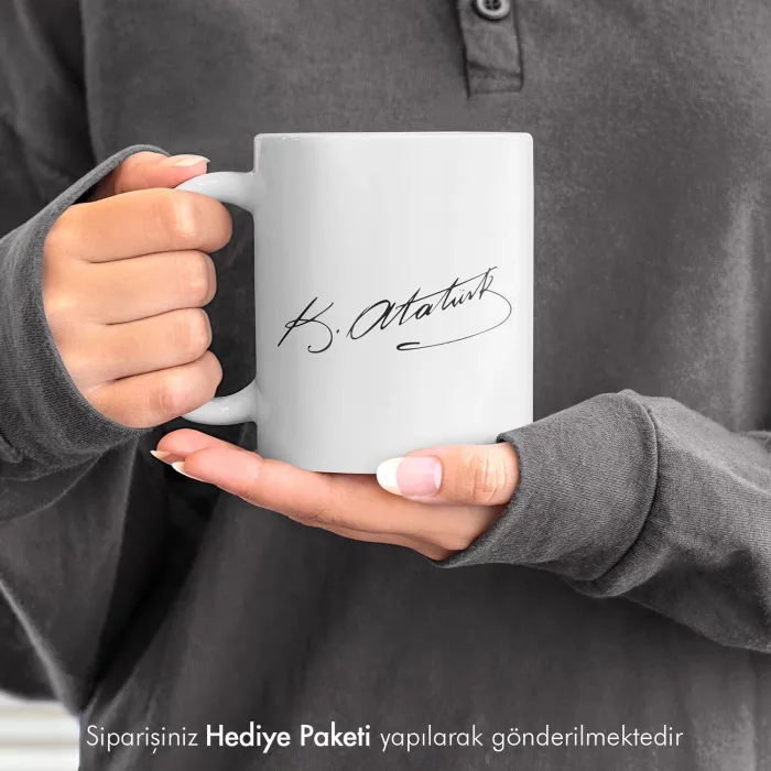 Atatürk İmzalı Kupa Bardak