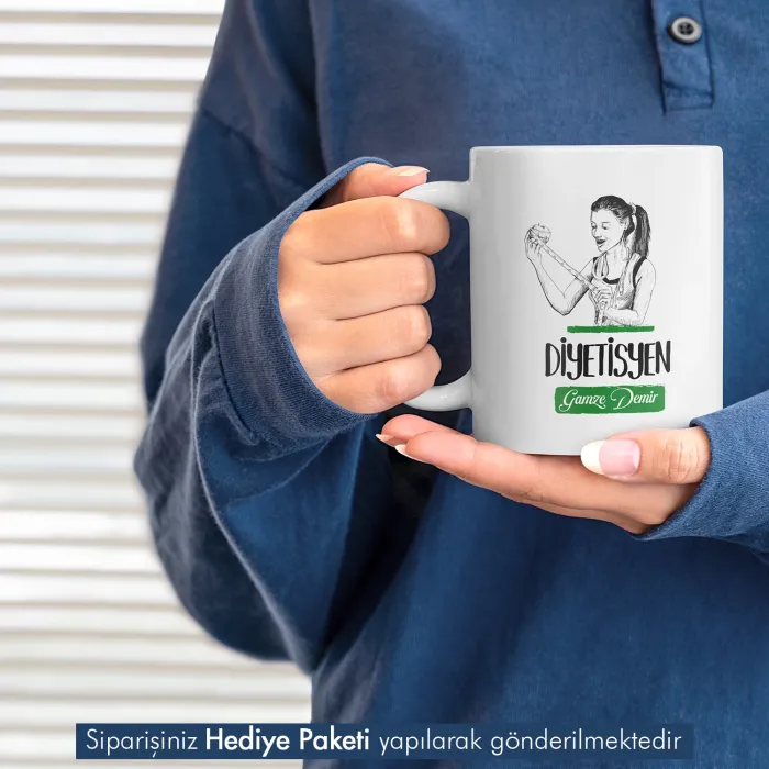 Diyetisyene Hediye Kahve Kupası