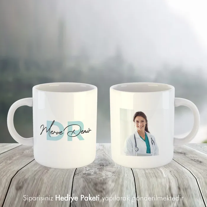 Doktora Özel Hediye İsimli Kupa Bardak