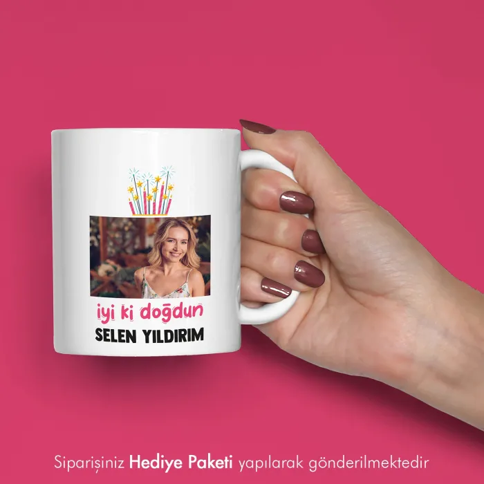 Doğum Gününe Özel Fotoğraflı Kupa