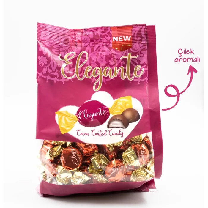 Elegante Çilek Aromalı Çikolata x 12Li Paket