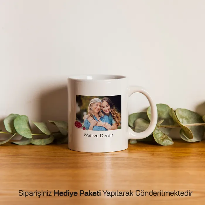 En Güzel Annesine Yazılı Kişiye Özel İsimli Kupa Bardak
