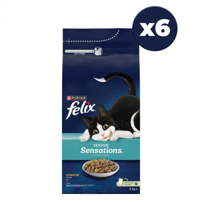 Felix Seaside Sensations Somonlu 2x6 kg Yetişkin Kedi Maması