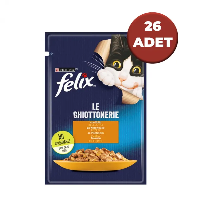 Felix Tavuklu Yaş Kedi Maması 85 Gr x 26 Adet