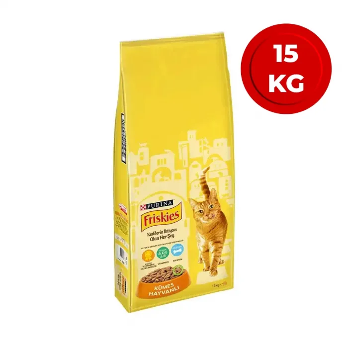 Friskies Kümes Hayvanlı Yetişkin Kedi Maması 15 Kg