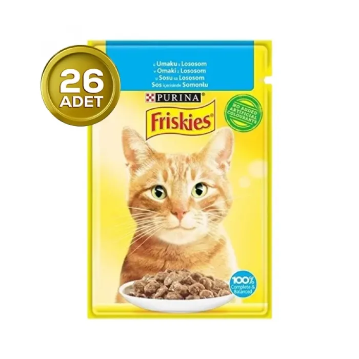 Friskies Somonlu 85 gr 26lı Yetişkin Kedi Yaş Maması