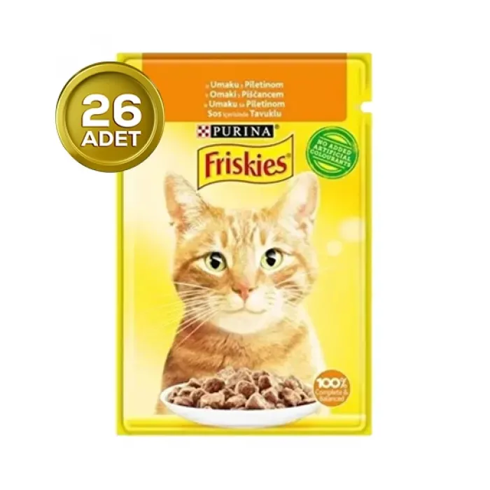 Friskies Tavuklu Yaş Kedi Maması 85 Gr x 26 Adet