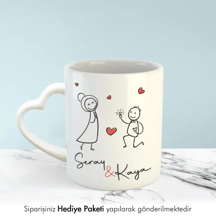 Kadınlar Gününe Baskılı Hediye Kupa Bardak