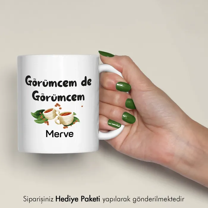 Görümcem De Görümcem Kişiye Özel İsimli Kupa Bardak