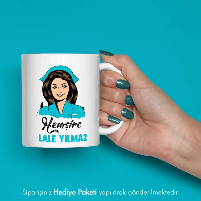 Hemşireye Hediye Kupa Bardak