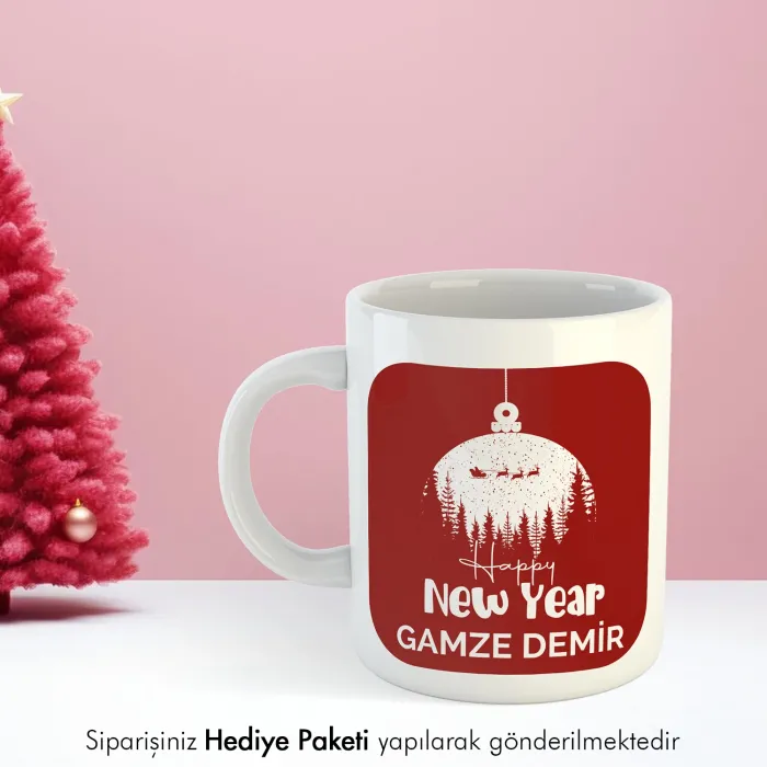 Happy New Year Yılbaşı Hediyesi Kupa Bardak