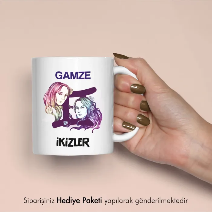 İkizler Burcuna Hediye Kupa Bardak