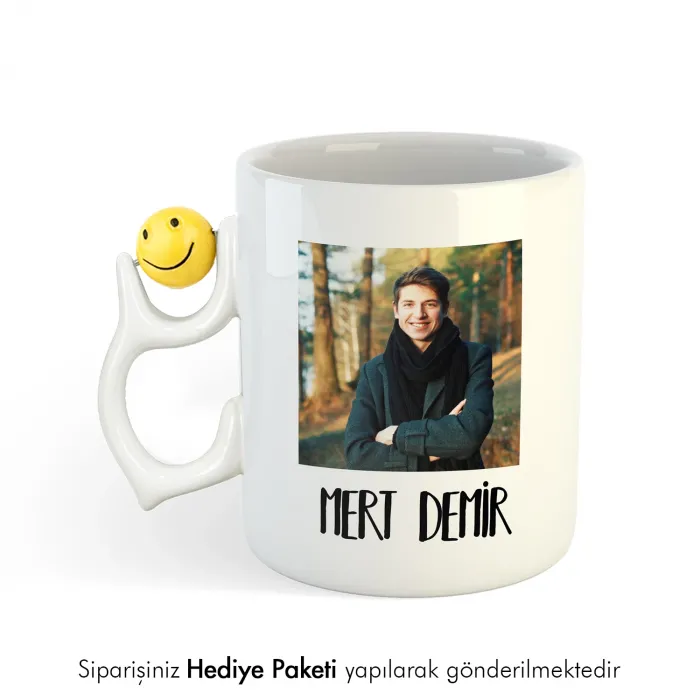 Kişiye Özel Gülen Yüz Hediye Kupa Bardak