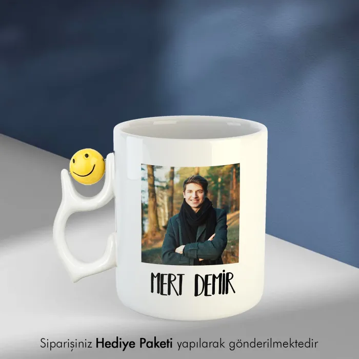 Kişiye Özel Gülen Yüz Hediye Kupa Bardak