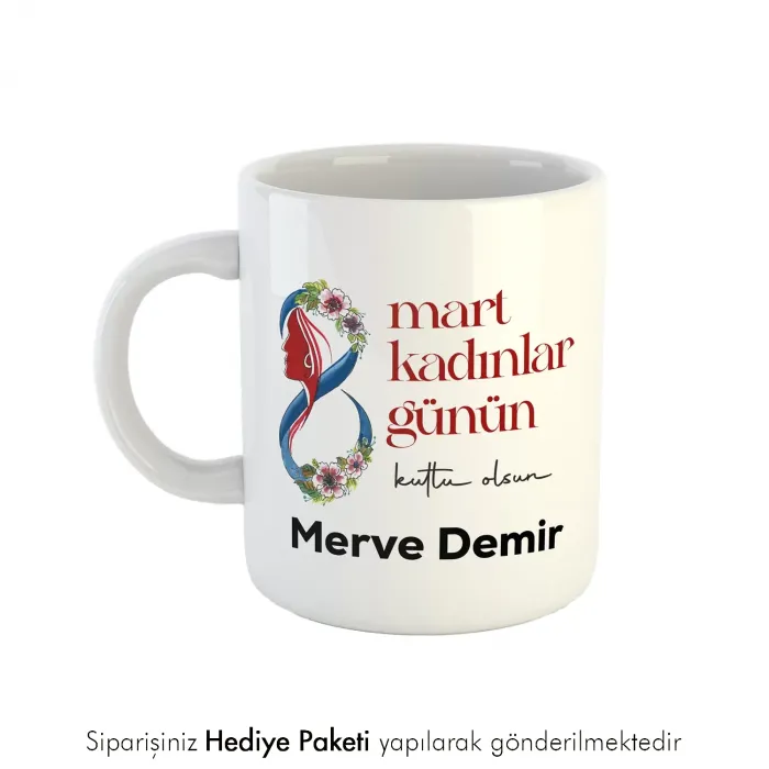 Kadınlar Gününe Özel Hediye Kupa Bardak