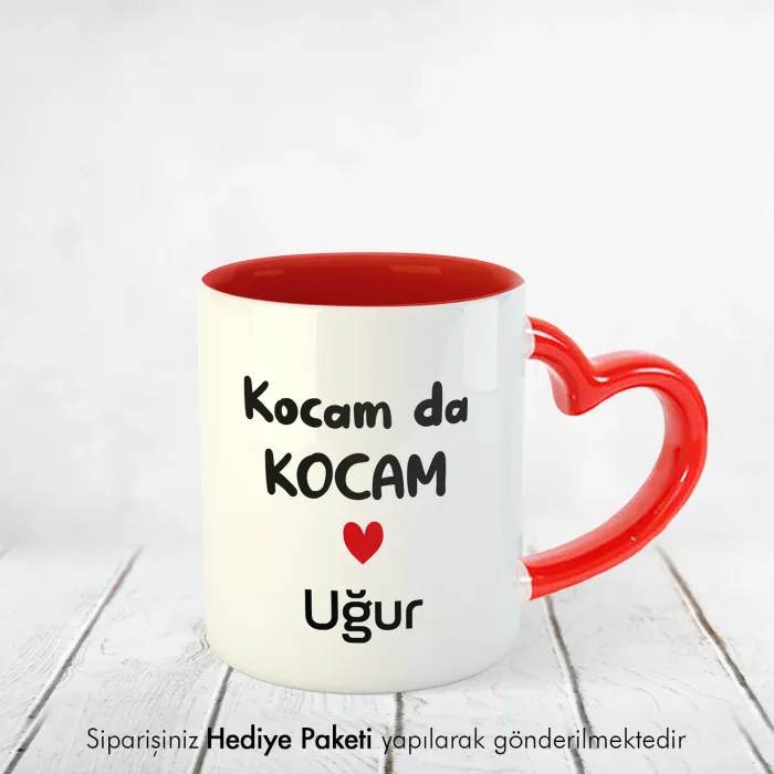 2’Li Kalpli Kupa Kişiye Özel İsimli Aşk Günü