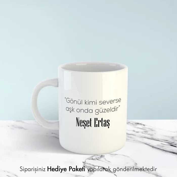 Mesaj İçerikli Kahve Kupası