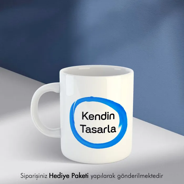 Kendin Tasarla İsim Ve Fotoğraf Baskılı Hediye Kupa Bardak