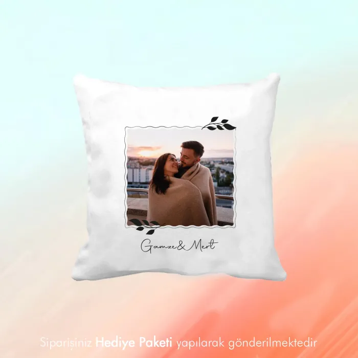 Sevgiliye Özel İsim Baskılı Hediye Dekoratif Yastık