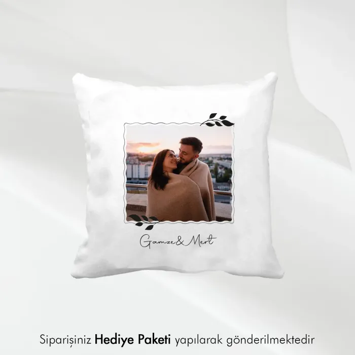 Sevgiliye Özel İsim Baskılı Hediye Dekoratif Yastık