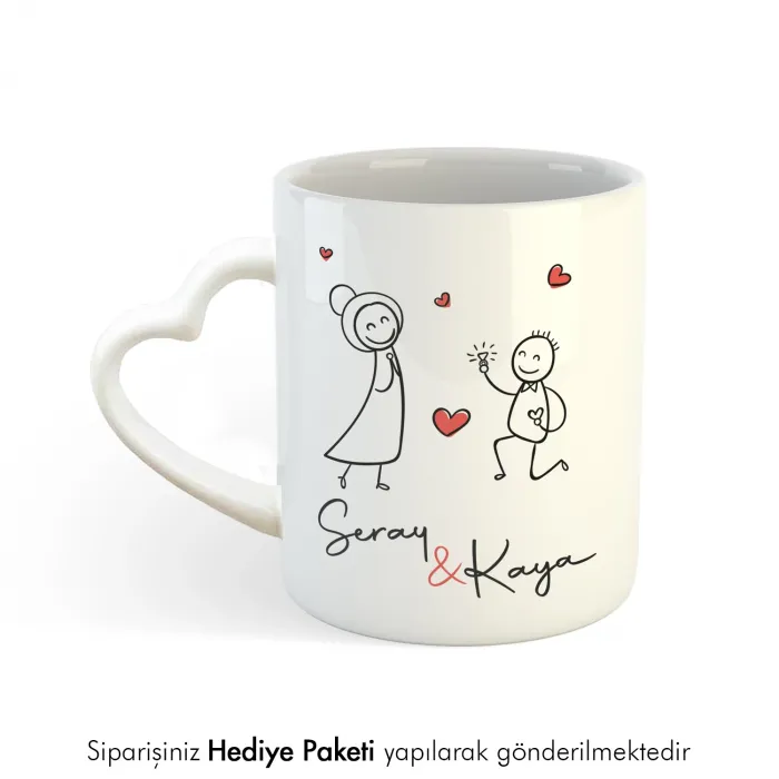 Kadınlar Gününe Baskılı Hediye Kupa Bardak