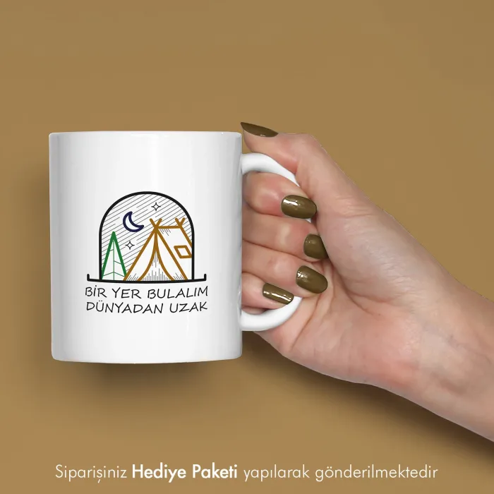 Dünyadan Uzak Kahve Kupası