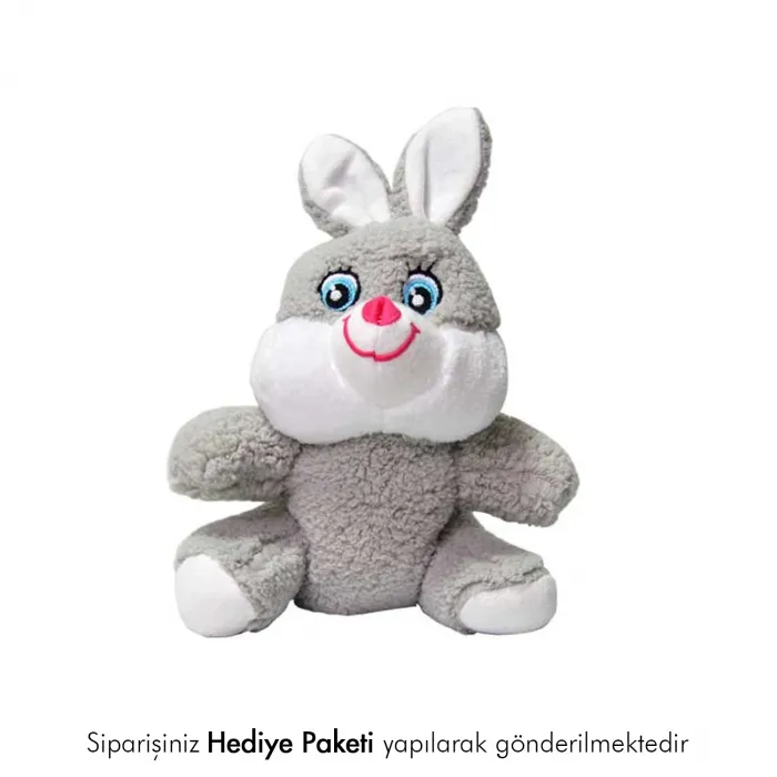 Sevgiliye Özel Hediye İsim Baskılı Peluş Tavşan