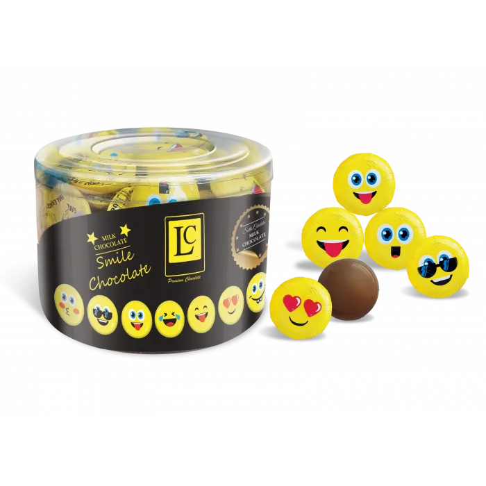Lc Emoji Sütlü Çikolata 5 Gr X100 Adet