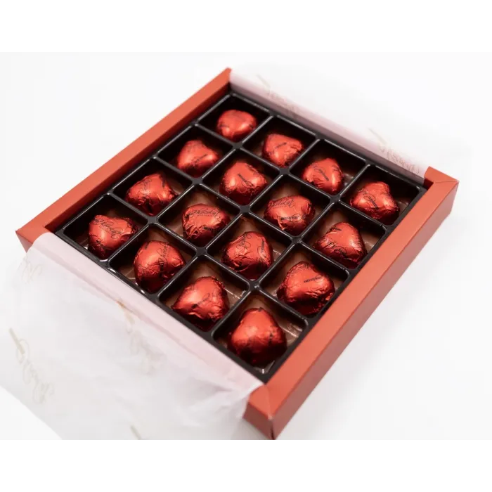 Sevgililere Özel Kalp Dolgulu Spesiyal Çikolata 200 Gr