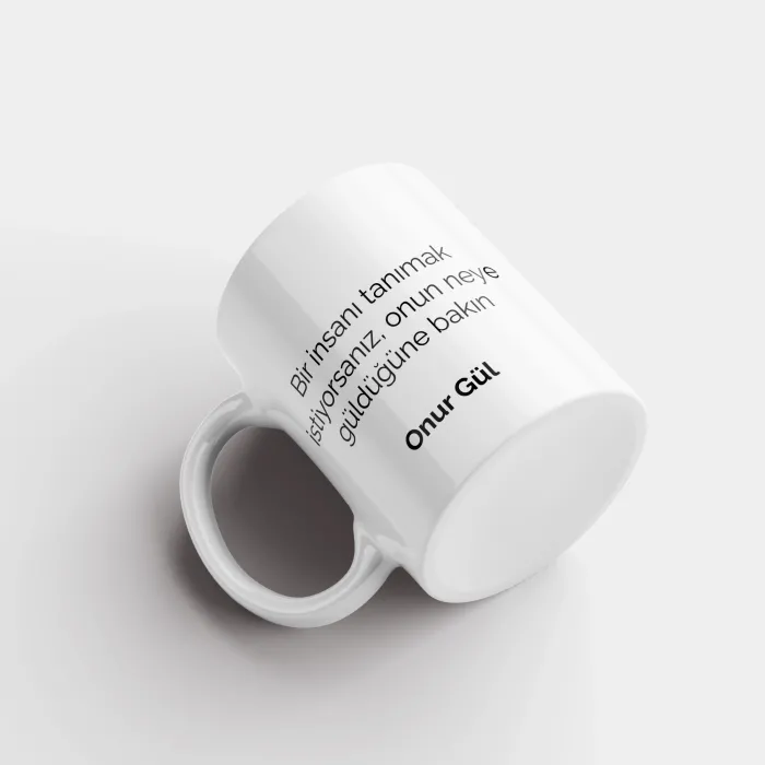 Mesaj İçerikli Kişiye Özel Kupa Bardak