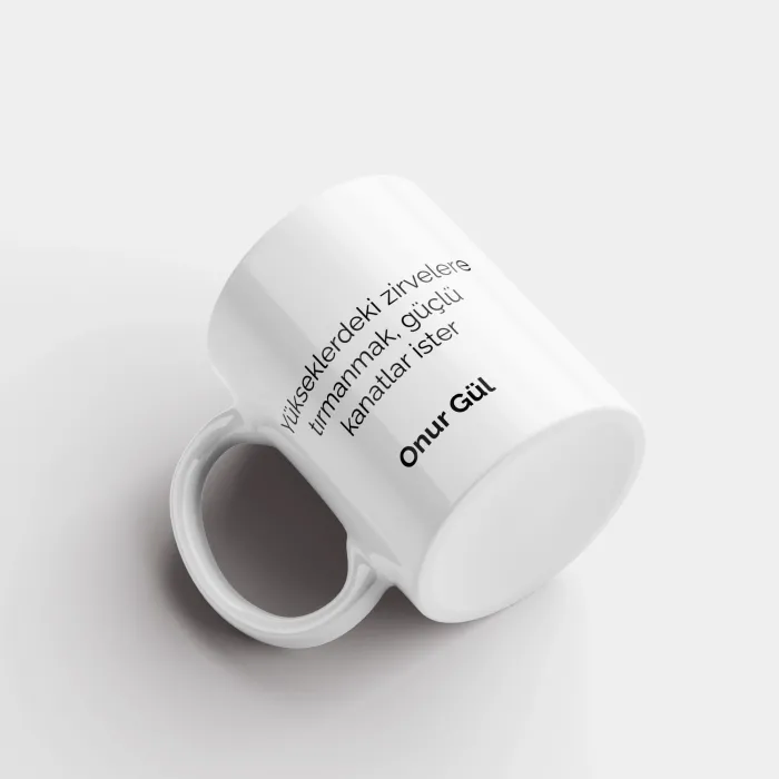Motivasyon Temalı Kupa Bardak