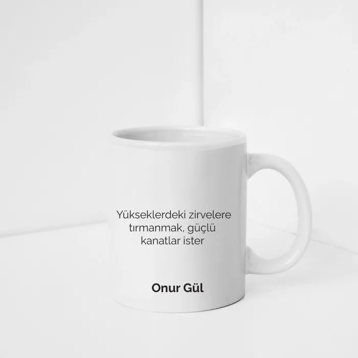 Motivasyon Temalı Kupa Bardak