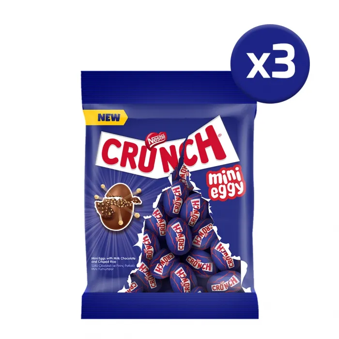 Nestle Crunch Mini Eggs 148 G x 3lü Paket