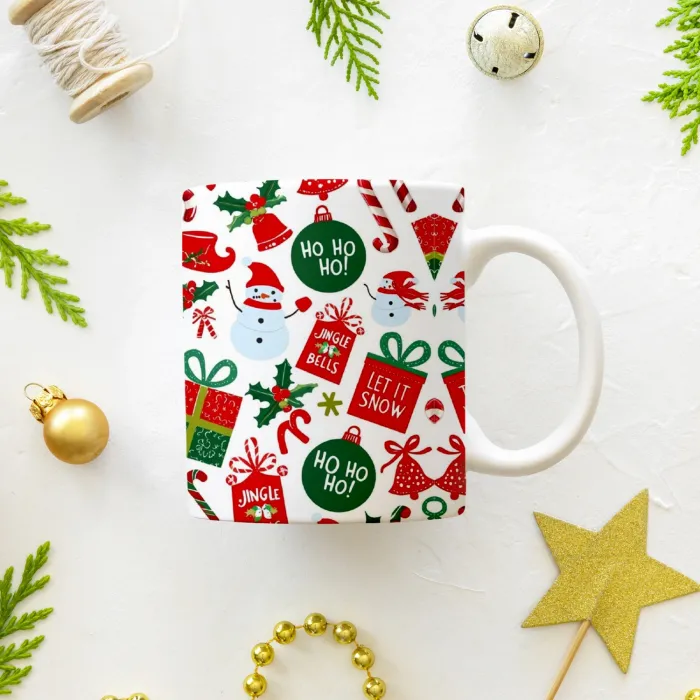 Noel Coşkusu Temalı Kupa